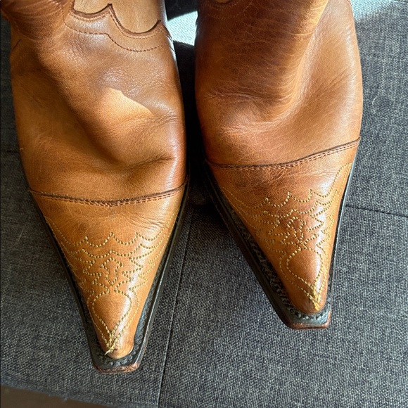 Vintage Stetson Brown Western Cowboy Boots - Picture 5 of 9